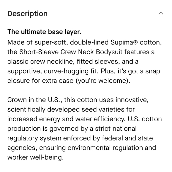 Everlane The Short-Sleeve Crew Neck Bodysuit, French Blue (S) - Picture 5 of 8